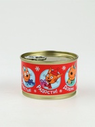 Монпансье в консервной банке «Три кота Новый год» 3 шт. - фото 61085212