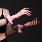 УЦЕНКА Наручники карнавальные «Список непослушных» меховые, цвет розовый 10951659