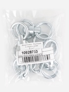 Вертлюг бычий с кольцом (длина 10.5 см, ширина 5.5 см) 5 шт. (комплект 5 шт) - фото 61085217