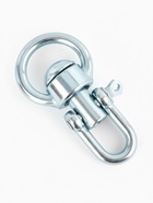 Вертлюг со скобой, средний (длина-7.5 см, ширина-3.5 см) 5 шт. (комплект 10 шт) - фото 59414521 Вертлюг со скобой, средний (длина-7.5 см, ширина-3.5 см) 5 шт. (комплект 10 шт) - фото 59414521