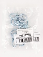 Вертлюг со скобой, средний (длина-7.5 см, ширина-3.5 см) 5 шт. (комплект 10 шт) - фото 59414524 Вертлюг со скобой, средний (длина-7.5 см, ширина-3.5 см) 5 шт. (комплект 10 шт) - фото 59414524