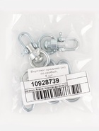 Вертлюг со скобой, средний (длина-7.5 см, ширина-3.5 см) 10 шт. (комплект 5 шт) - фото 59414528 Вертлюг со скобой, средний (длина-7.5 см, ширина-3.5 см) 10 шт. (комплект 5 шт) - фото 59414528