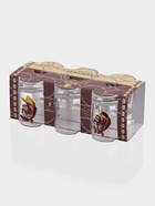 Набор стопок "Гладкий. Крейзи лошадки", 50 мл, 6 шт., стекло, прозрачный (комплект 18 шт) - фото 59847644