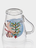 Кружка "Грация. "Лошадка – новый год ", 250 мл, стекло, прозрачная, рисунок МИКС (комплект 20 шт) - фото 59847649