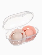 Соски-пустышки, от 6 мес., латекс, классические, в контейнере, набор из 2 шт., нюд/персиковый, M&B - Фото 8