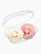 Соски-пустышки, от 3 мес., латекс, классические, в контейнере, набор из 2 шт., персиковый/айвори, M&B - Фото 8