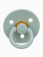 Соски-пустышки, от 3 мес., латекс, классические, в контейнере, набор из 2 шт., зелёный/серый, M&B - Фото 3