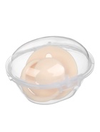 Соска-пустышка, от 6 мес., латекс, классическая, в контейнере, айвори, M&B - Фото 4