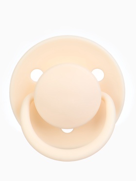 Соска-пустышка, от 6 мес., латекс, классическая, в контейнере, айвори, M&B 10884928