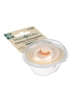 Соска-пустышка, от 0 мес., латекс, классическая, в контейнере, айвори, M&B - Фото 1