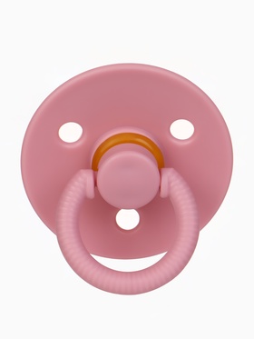 Соска-пустышка, от 0 мес., латекс, классическая, в контейнере, пыльно-розовая, M&B 10884932