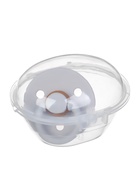 Соска-пустышка, от 0 мес., латекс, классическая, в контейнере, серый, M&B - Фото 4