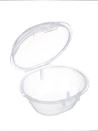 Соска-пустышка, от 0 мес., латекс, классическая, в контейнере, серый, M&B - Фото 6