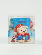 Печенье с предсказанием цветное в PVC-коробке «Счастливого года», 4 шт - фото 59414699