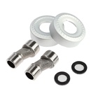 УЦЕНКА Душевая система ZEIN Z3868, смеситель, тропическая и ручная лейка, алюминий, матовая 993217 - Фото 7