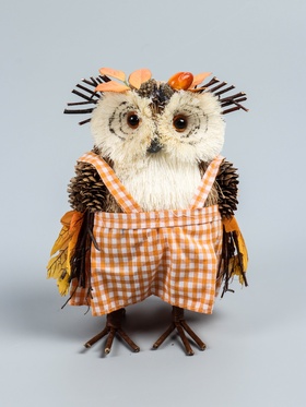 {{photo.Alt || photo.Description || 'УЦЕНКА Декор «Сова в сарафане в осеннем венке» 21×13×15 см'}}