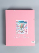 УЦЕНКА Фотоальбом на 400 фото10×15 см«Воздушный шар и птица» в коробке тисн.золото 6×27.5×33.5 см 10 10951873