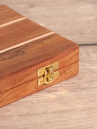 УЦЕНКА Нарды 24.5×15×3.5 см, дерево шишам, латунь - Фото 3