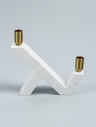 УЦЕНКА Держатель для свечей «Грани» мрамор, латунь - Фото 6