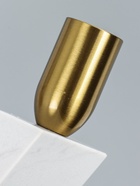 УЦЕНКА Держатель для свечей «Грани» мрамор, латунь - Фото 9