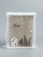 УЦЕНКА Ключница дерево 5 крючков «Дом и папоротник» 6×20×25.8 см - фото 14970333