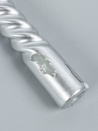 УЦЕНКА Набор свечей витых, 1.9×20 см, 6 шт., серебряный металлик - Фото 6
