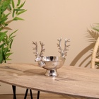 УЦЕНКА Конфетница «Олени» алюминий 26×16×20 см - Фото 1