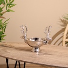 УЦЕНКА Конфетница «Олени» алюминий 26×16×20 см - Фото 3