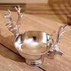 УЦЕНКА Конфетница «Олени» алюминий 26×16×20 см - Фото 4