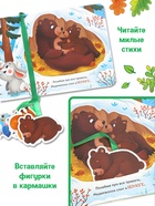 Книга - сортер картонная «Где мой домик?», 12 стр., с ленточками - фото 7400040