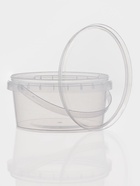 Ведро одноразовое с крышкой, 500 мл, d=12.2 см, h=6 см, пластик, прозрачное - Фото 5