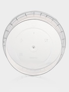 Ведро одноразовое с крышкой, 500 мл, d=12.2 см, h=6 см, пластик, прозрачное - Фото 6