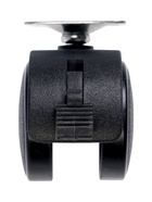 Колесо мебельное ТУНДРА, d=40 мм, на площадке 33×33 мм, с тормозом, набор 4 шт. - фото 809289575