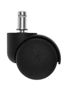 Колесо мебельное ТУНДРА для кресла, d=50 мм, со штоком М10×25 мм, набор 5 шт. - фото 809289586