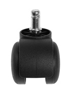 Колесо мебельное ТУНДРА для кресла, d=50 мм, со штоком М10×25 мм, набор 5 шт. - фото 809289587