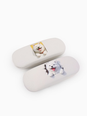Футляр для очков «Щенки», на хлопушке, 16×4×6 см, МИКС