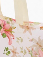 Сумка хозяйственная без застёжки, с цветочным принтом, 32?10?26 см, белая (комплект 2 шт) - фото 59414782