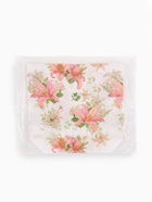 Сумка хозяйственная без застёжки, с цветочным принтом, 32×10×26 см, белая - Фото 8