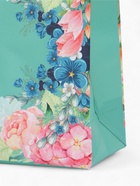 Сумка хозяйственная без застёжки, с цветочным принтом, 32?10?26 см, голубая (комплект 2 шт) - фото 59414795