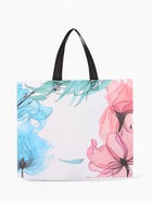 Сумка хозяйственная без застёжки, с цветочным принтом, 32×10×26 см, разноцветная - Фото 2