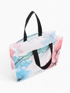 Сумка хозяйственная без застёжки, с цветочным принтом, 32×10×26 см, разноцветная - Фото 4