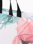 Сумка хозяйственная без застёжки, с цветочным принтом, 32?10?26 см, разноцветная (комплект 2 шт) - фото 59414810