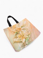 Сумка хозяйственная без застёжки, с цветочным принтом, 32×10×26 см, бежевая - Фото 3