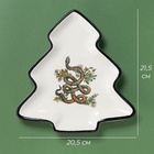 УЦЕНКА Тарелка для сервировки Доляна «Василиск», 21×20.2×2 см - фото 14970425