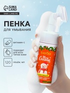 Новогодняя пенка для умывания Sadoer, витамин С, 120 мл - Фото 1