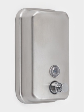 Диспенсер для жидкого мыла Stölz, механический, 800 мл, нержавеющая сталь