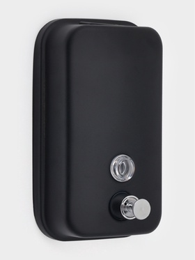 Диспенсер для жидкого мыла Stölz, механический, 800 мл, нержавеющая сталь, чёрный