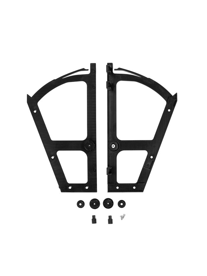 Механизм для обувницы полок CAPPIO, 1 ярус, до 13 мм, пластик, черный - Фото 1