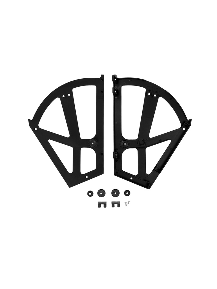 Механизм для обувницы полок CAPPIO, 2-х ярусная, до 13 мм, пластик, черный - Фото 1