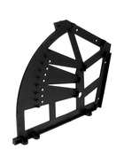 Механизм для обувницы полок CAPPIO, 3-х ярусная, до 13 мм, пластик, черный - фото 59414997